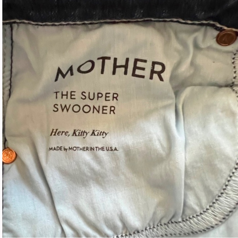 NWT MOTHER The Super Swooner High Rise Skinny Jeans - Picture 6 of 6